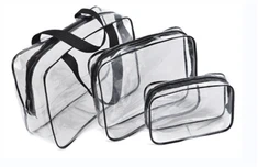 Wodoodporna kosmetyczka z przezroczystego PCV